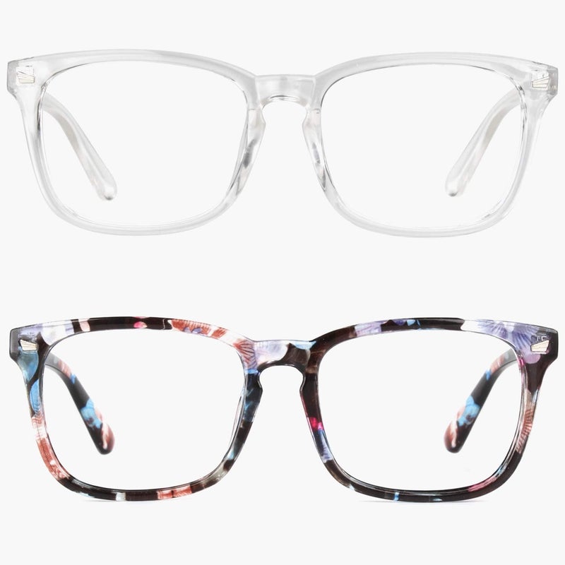 GQUEEN Fashion Glasses Non Prescription Fake Glasses for Women Men Clear Lens Square, 201582 - Image 5